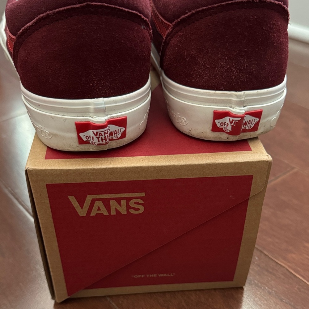 Vans Men’s Old Skool Maroon Red Stripe vanities love hurts special edition - Picture 4 of 11